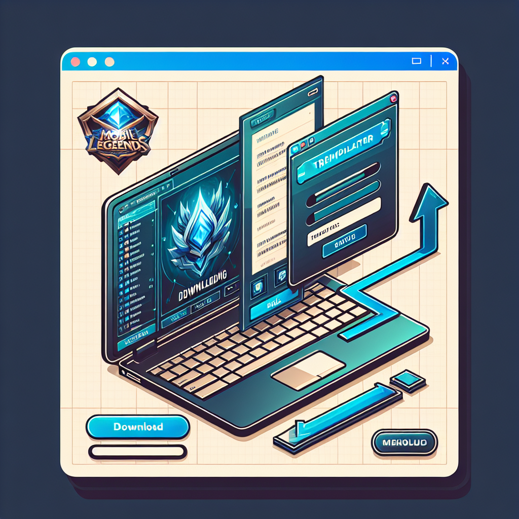 cara download mobile legend di laptop dengan emulator